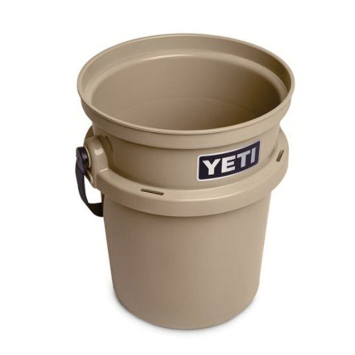 YETI 26010000006 LoadOut Bucket, 5 gal Capacity, Polyethylene, Desert Tan