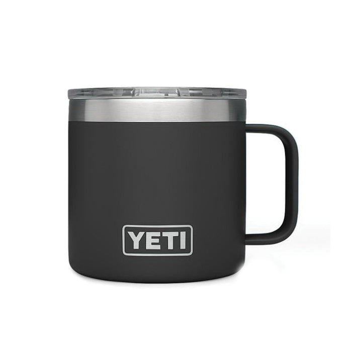 YETI Rambler Mug, Vacuum-Insulated, 14 oz Capacity, MagSlider Lid, Stainless Steel
