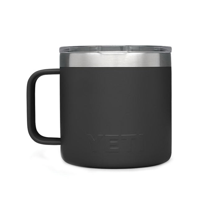 YETI Rambler Mug, Vacuum-Insulated, 14 oz Capacity, MagSlider Lid, Stainless Steel