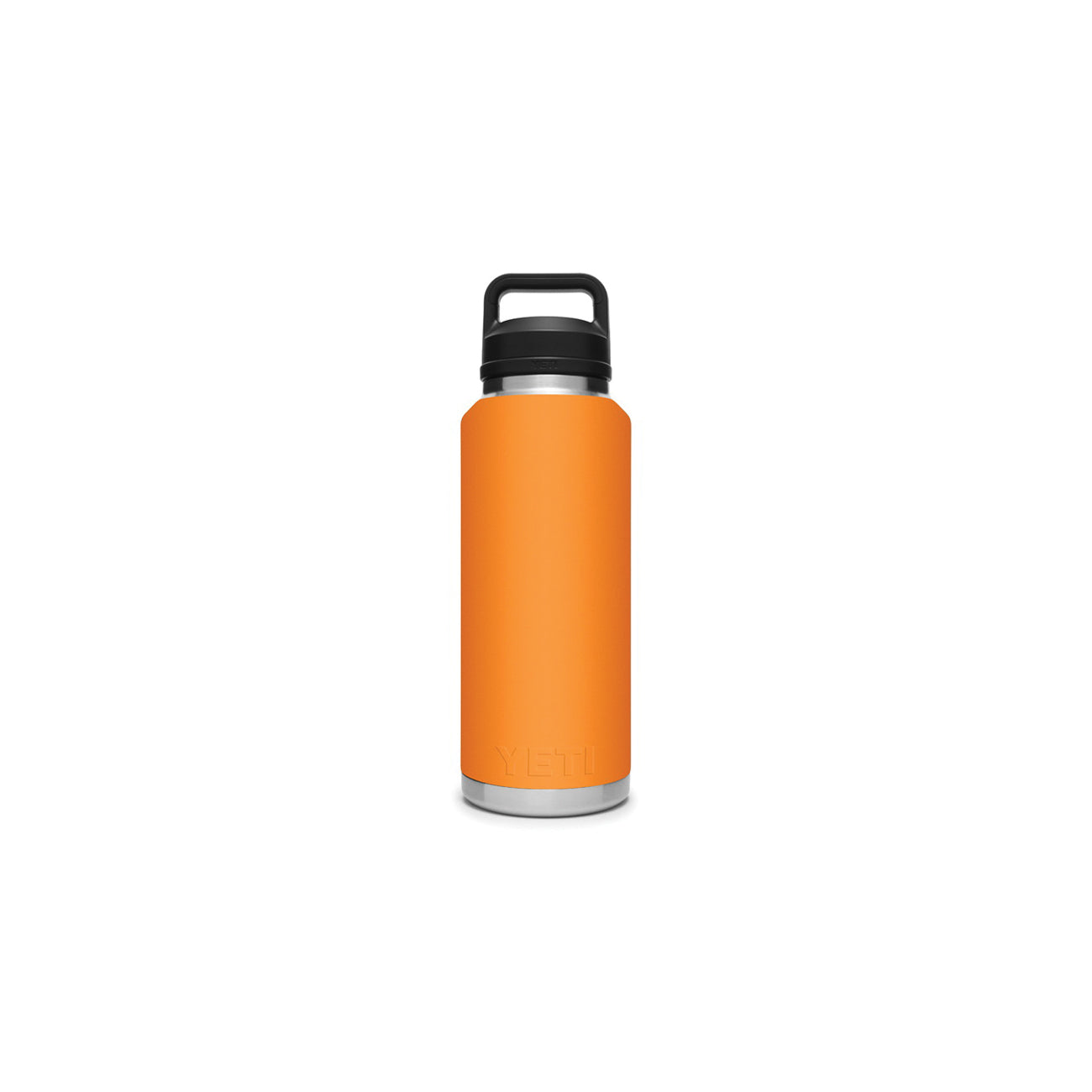 YETI Rambler 21071210002 Vacuum Insulated Bottle with Chug Cap, 46 oz Capacity, Stainless Steel, King Crab Orange