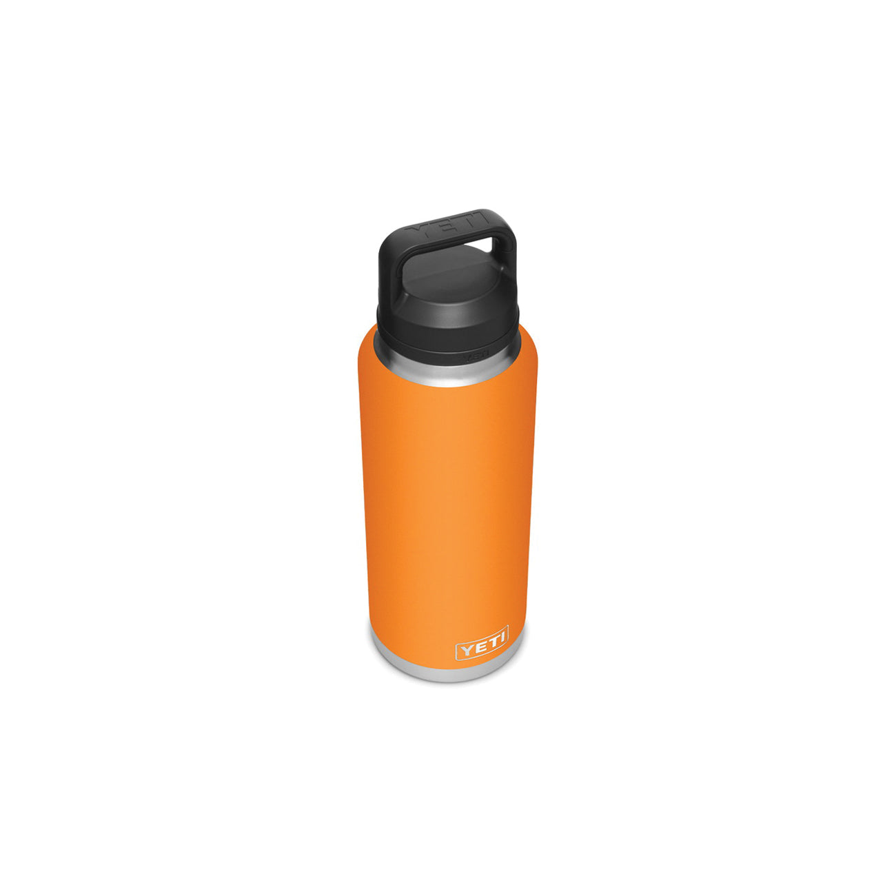 YETI Rambler 21071210002 Vacuum Insulated Bottle with Chug Cap, 46 oz Capacity, Stainless Steel, King Crab Orange