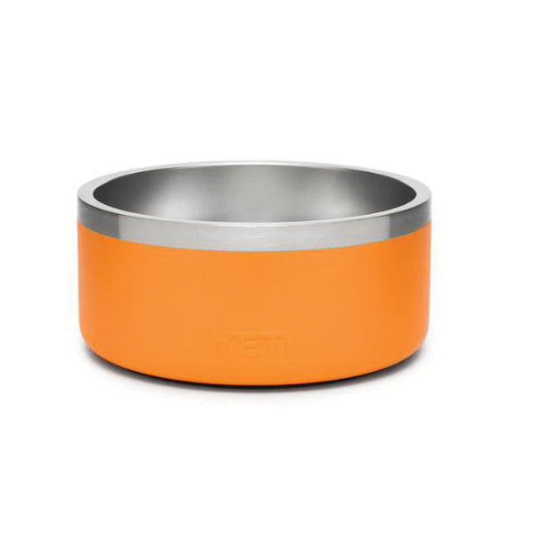 YETI Boomer 21071500499 Dog Bowl, 6-3/4 in Dia, 4 Cup Volume, Stainless Steel, King Crab Orange