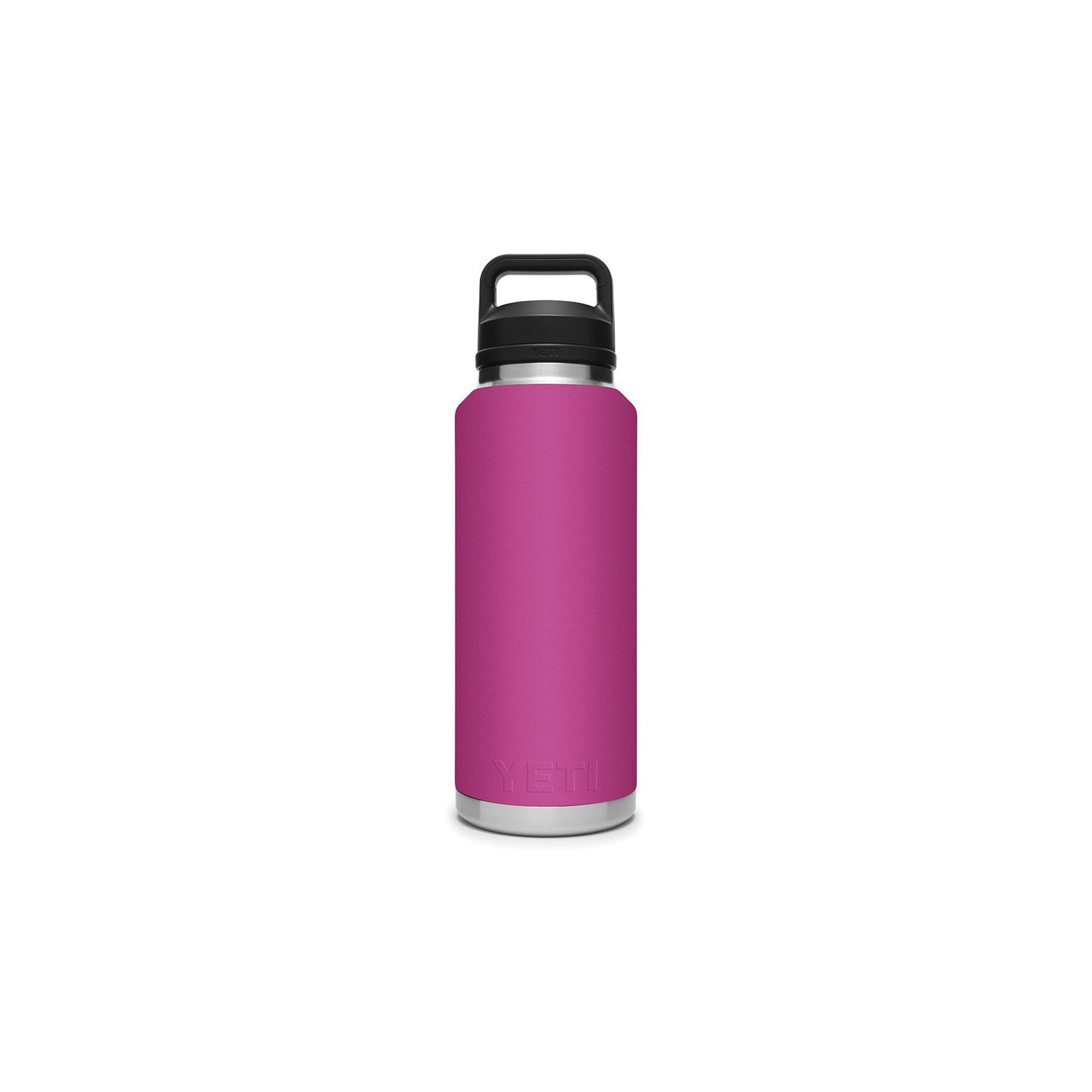 YETI Rambler 21071210000 Vacuum Insulated Bottle with Chug Cap, 46 oz Capacity, Stainless Steel, Prickly Pear