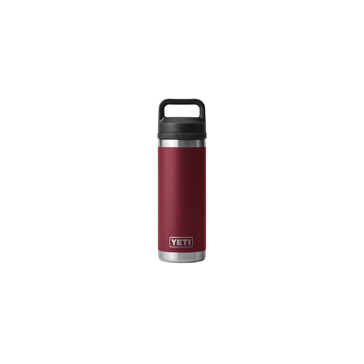 YETI Rambler Series 21071500670 Bottle with Chug Cap, 18 oz Capacity, Stainless Steel, Harvest Red