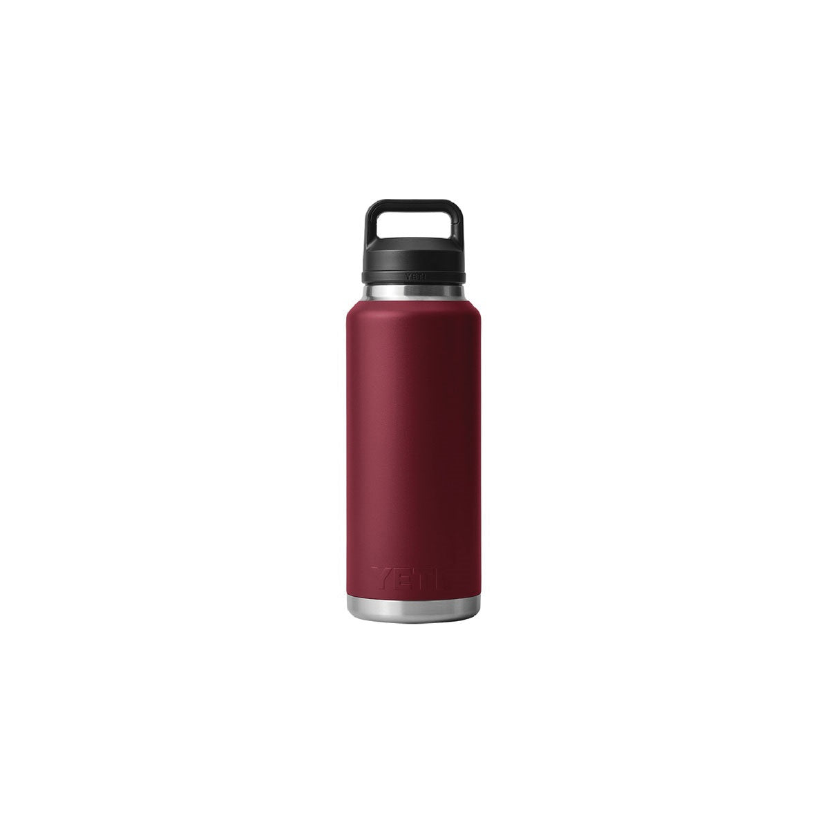 YETI Rambler 21071500673 Vacuum Insulated Bottle with Chug Cap, 46 oz Capacity, Stainless Steel, Harvest Red