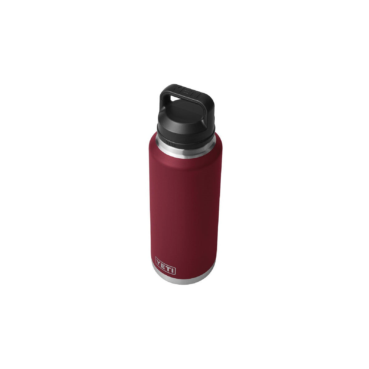 YETI Rambler 21071500673 Vacuum Insulated Bottle with Chug Cap, 46 oz Capacity, Stainless Steel, Harvest Red