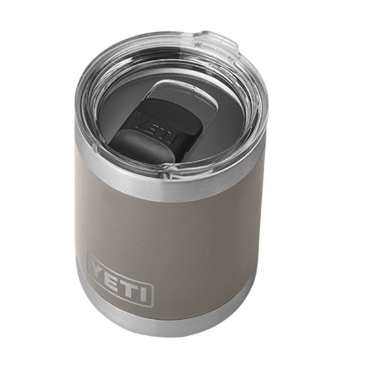 YETI Rambler Series 21071500677 Lowball Mug with MagSlider Lid, 10 oz Capacity, 18/8 Stainless Steel, Sharptail Taupe