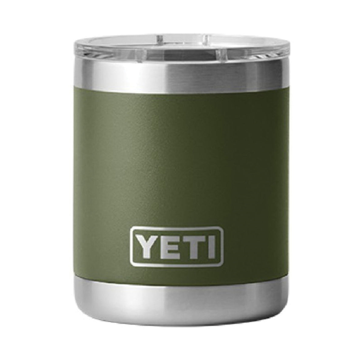 YETI Rambler 21071500696 10 oz Lowball, Vacuum Insulated, Stainless Steel with MagSlider Lid, Highlands Olive