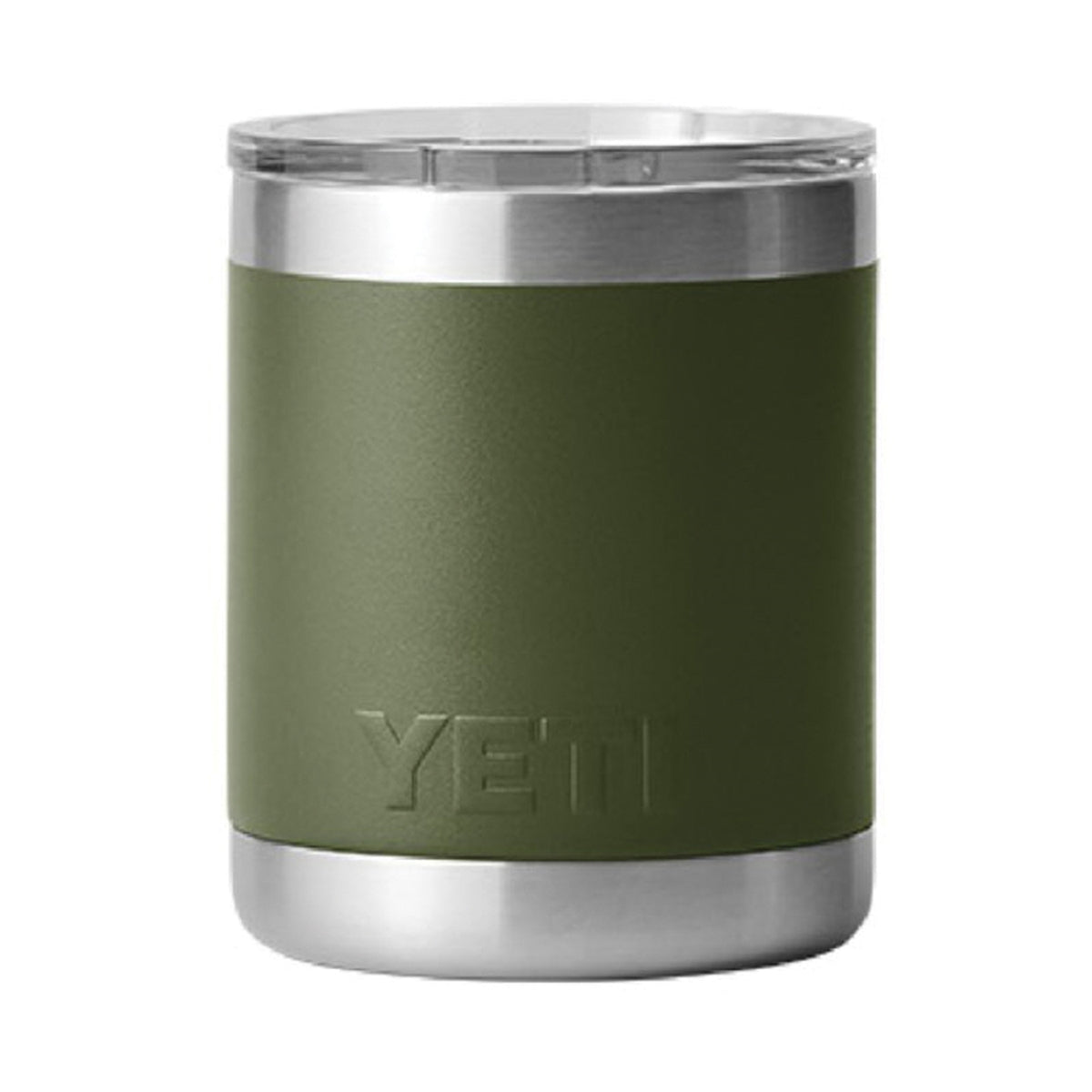 YETI Rambler 21071500696 10 oz Lowball, Vacuum Insulated, Stainless Steel with MagSlider Lid, Highlands Olive