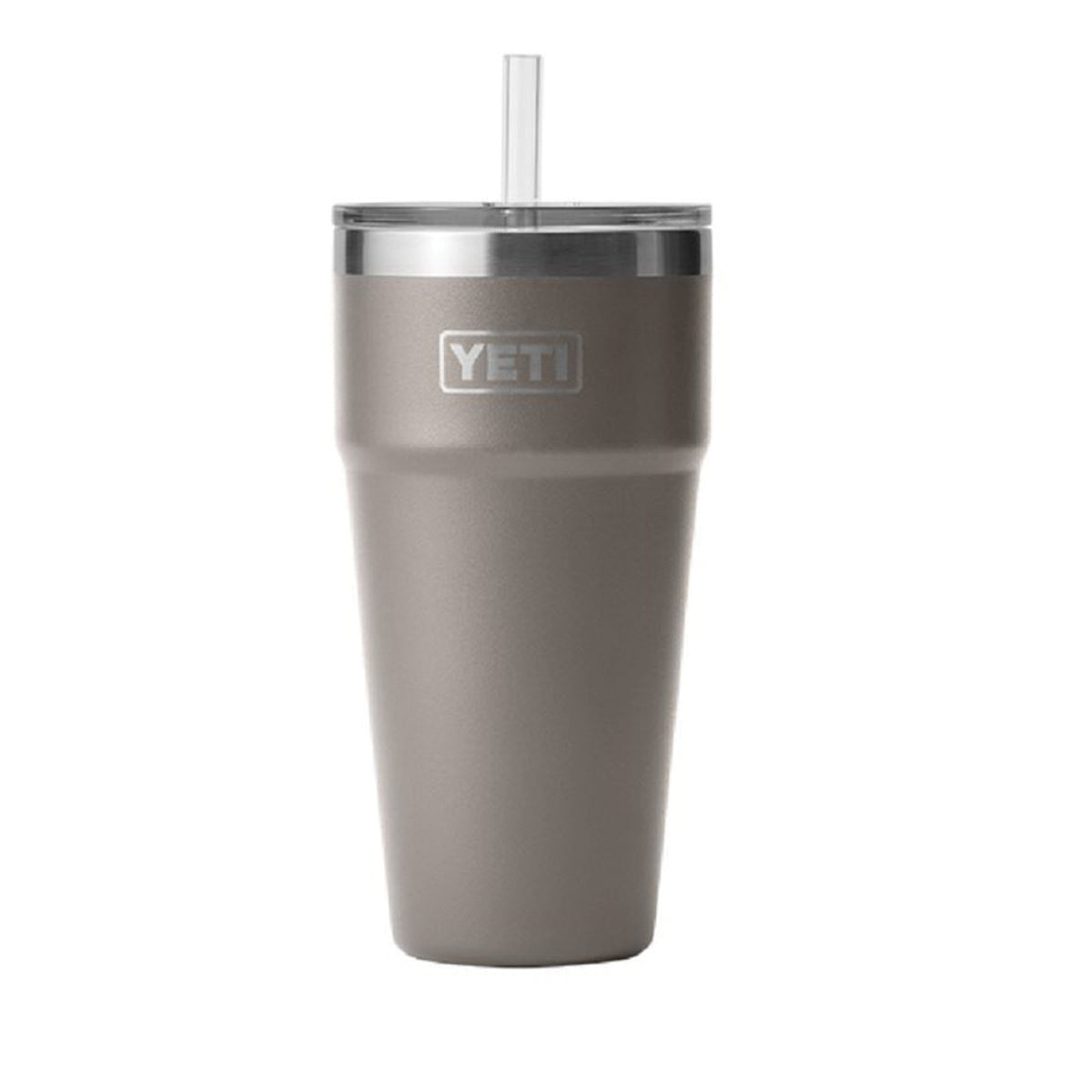 YETI Rambler Series 21071500652 Stackable Cup with Straw Lid, 26 oz Capacity, 18/8 Stainless Steel, Sharptail Taupe
