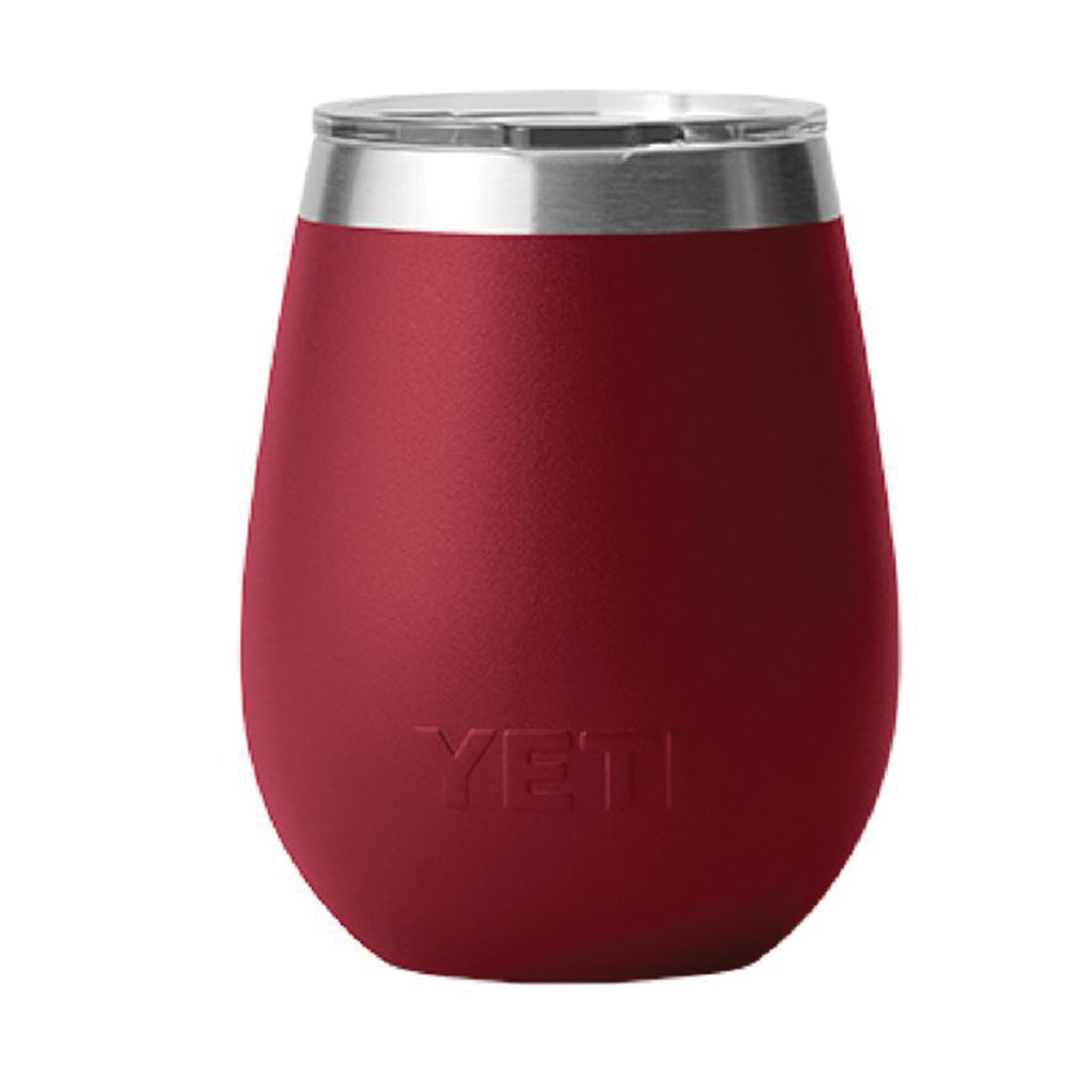YETI Rambler WINERED Wine Tumbler, 10 oz Capacity, Insulated, MagSlider Lid, Stainless Steel, Brick Red