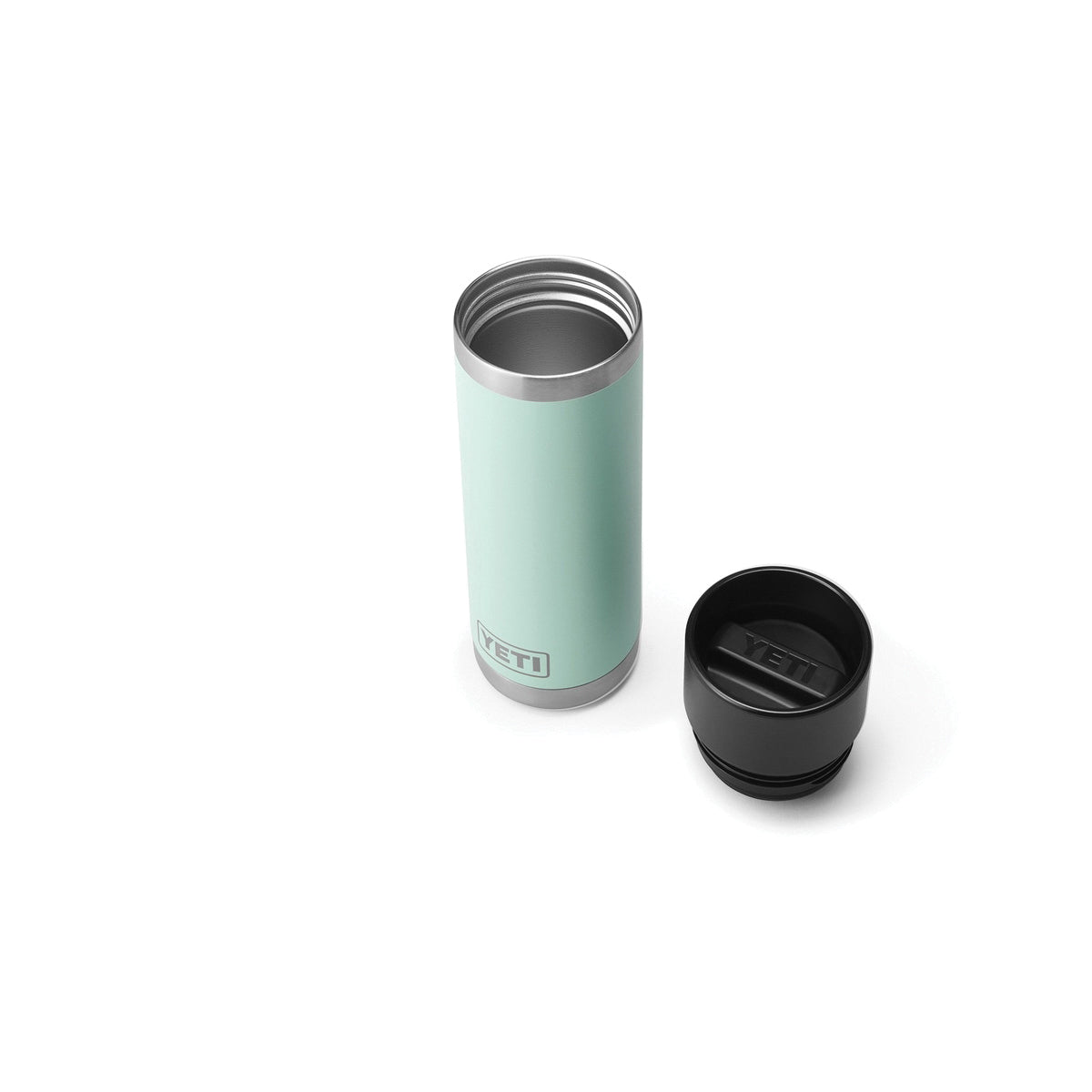 YETI Rambler Series 21071500740 Bottle with HotShot Cap, 18 oz Capacity, 18/8 Stainless Steel, Seafoam