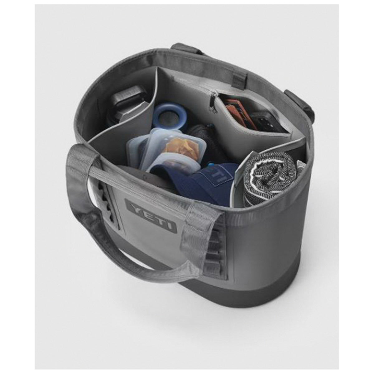 YETI Camino 26010000188 Tote Bag, 35 L Volume, Storm Gray, 9-7/8 in L, 18-1/8 in W, 14-7/8 in H