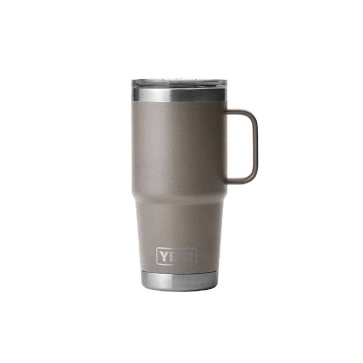 YETI Rambler Series 21071500686 Travel Mug with Stronghold Lid, 20 oz Capacity, Twist-On, Twist-Off Lid, Stainless Steel