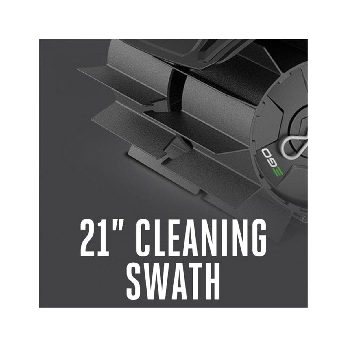 EGO RBA2100 Broom Attachment, Rubber, For: EGO Multi-Tool System