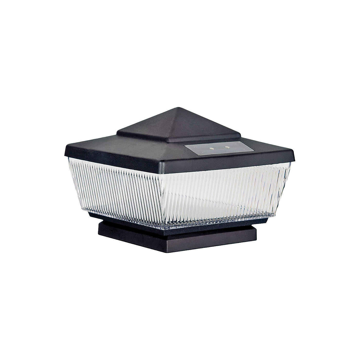 Boston Harbor QPP3-R4-BK-B1 Solar Light Post Cap, Black