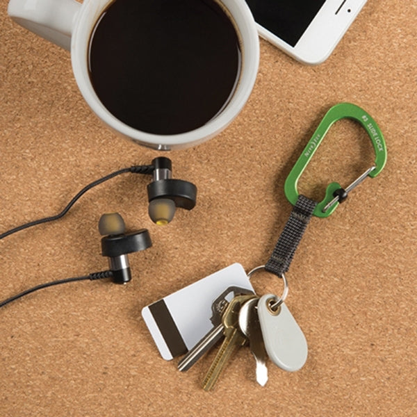 Nite Ize CSLAW3-17-R6 Key Ring, Split Ring, 3/8 in Ring, Aluminum Case