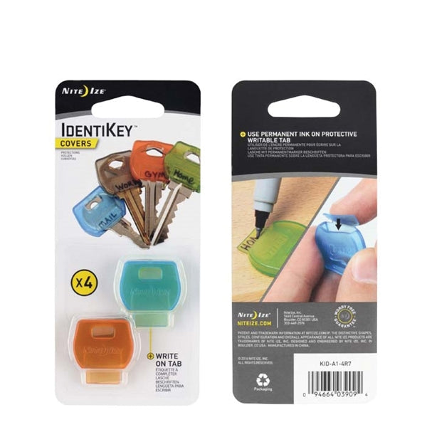 Nite Ize KID-A1-4R7 Key Cover, Rubber/Stainless Steel Case