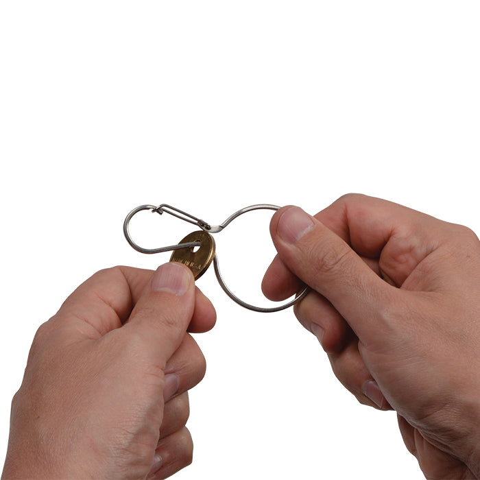 Nite Ize INFINI-KEY KIC-11-R3 Key Chain, 1.16 in Ring, Stainless Steel Case