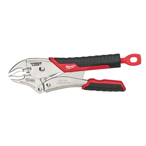 Milwaukee Torque Lock 48-22-3410 Locking Plier, 10 in OAL, 2 in Jaw Opening, Black/Red Handle, Comfort-Grip Handle