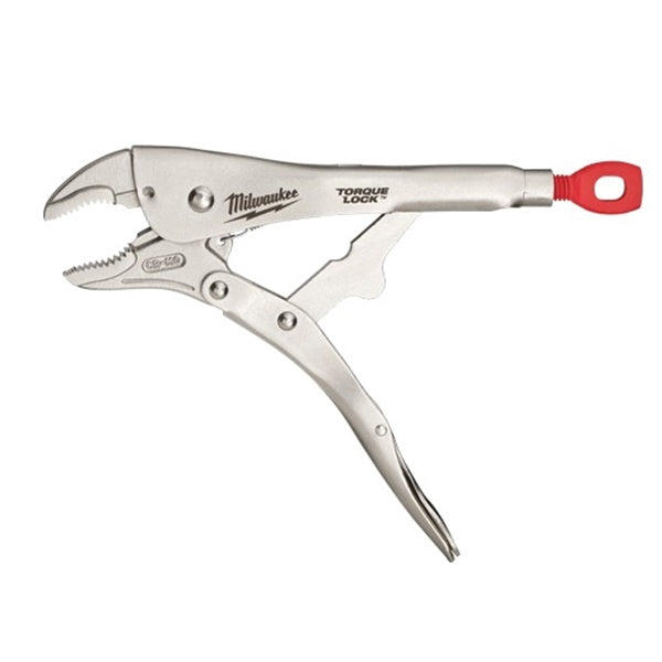 Milwaukee Torque Lock 48-22-3420 Locking Plier, 10 in OAL, 2 in Jaw Opening, Red/Silver Handle, Comfort-Grip Handle