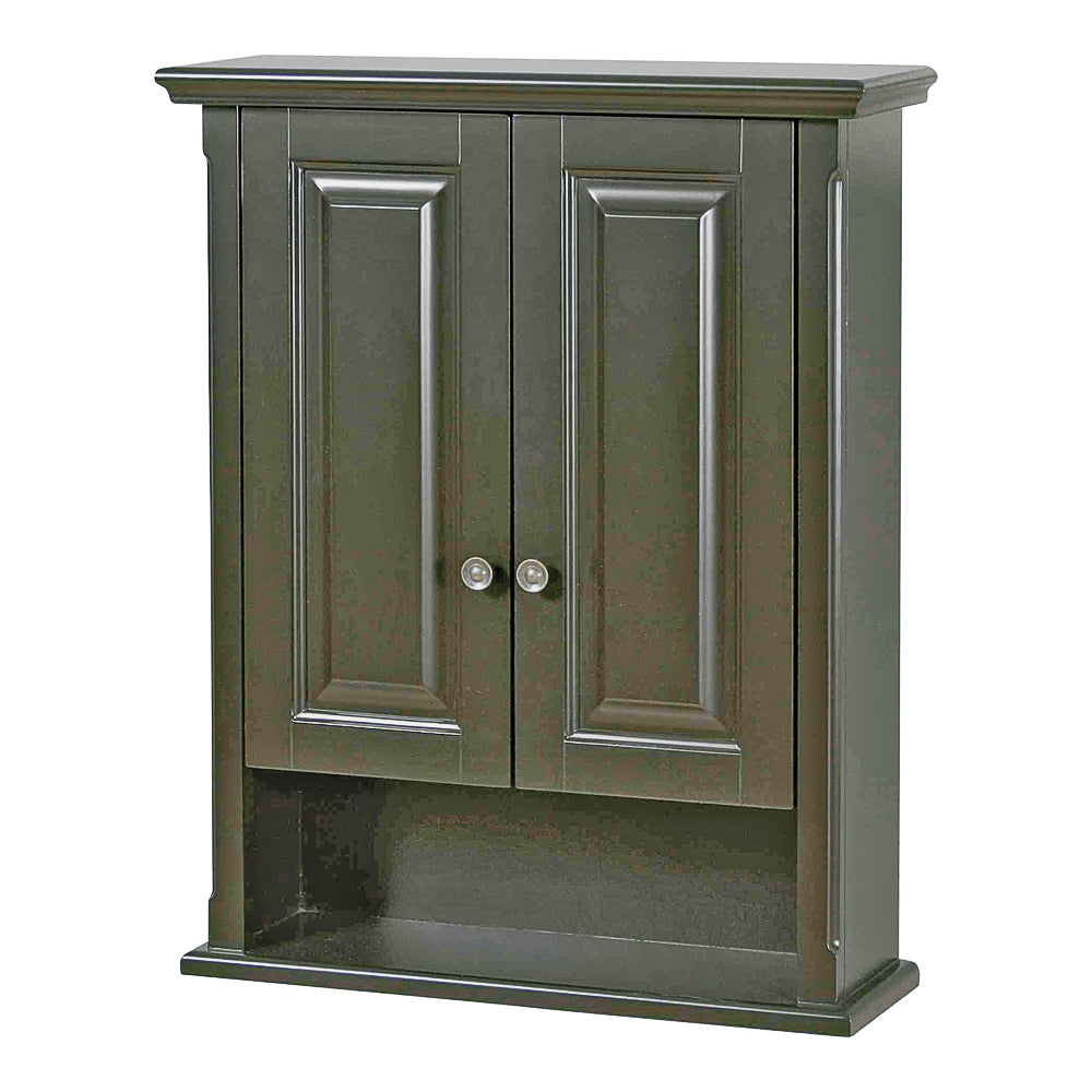 Foremost Palermo PAEW2229 Bathroom Cabinet, 27.5 lb, 2-Door, 2-Shelf, Wood, Espresso