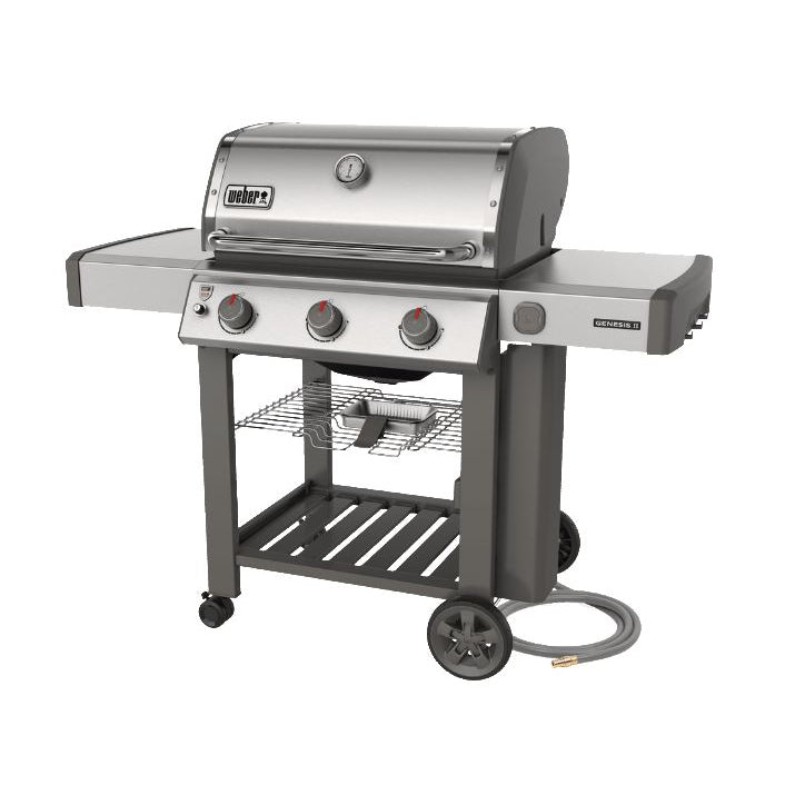 Weber Genesis II 66001001 Gas Grill, 39000 Btu BTU, 3 -Burner, 513 sq-in Primary Cooking Surface
