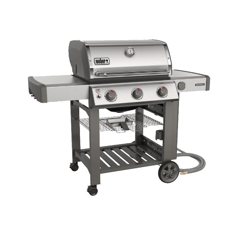 Weber Genesis II 66001001 Gas Grill, 39000 Btu BTU, 3 -Burner, 513 sq-in Primary Cooking Surface