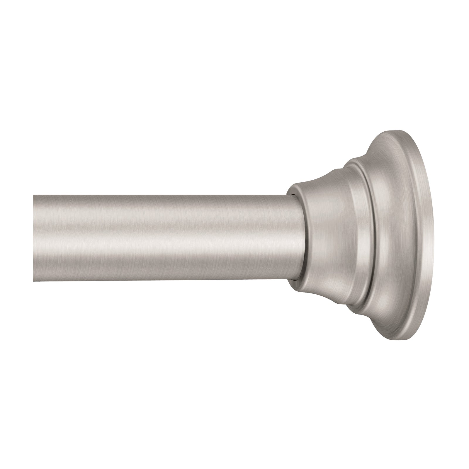 Moen TR1000BN Tension Rod, 44 to 72 in L Adjustable, 1 in Dia Rod, Stainless Steel, Brushed Nickel
