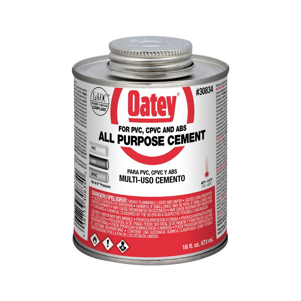 Harvey 30834 Cement, 16 oz, Liquid, Clear/Milky