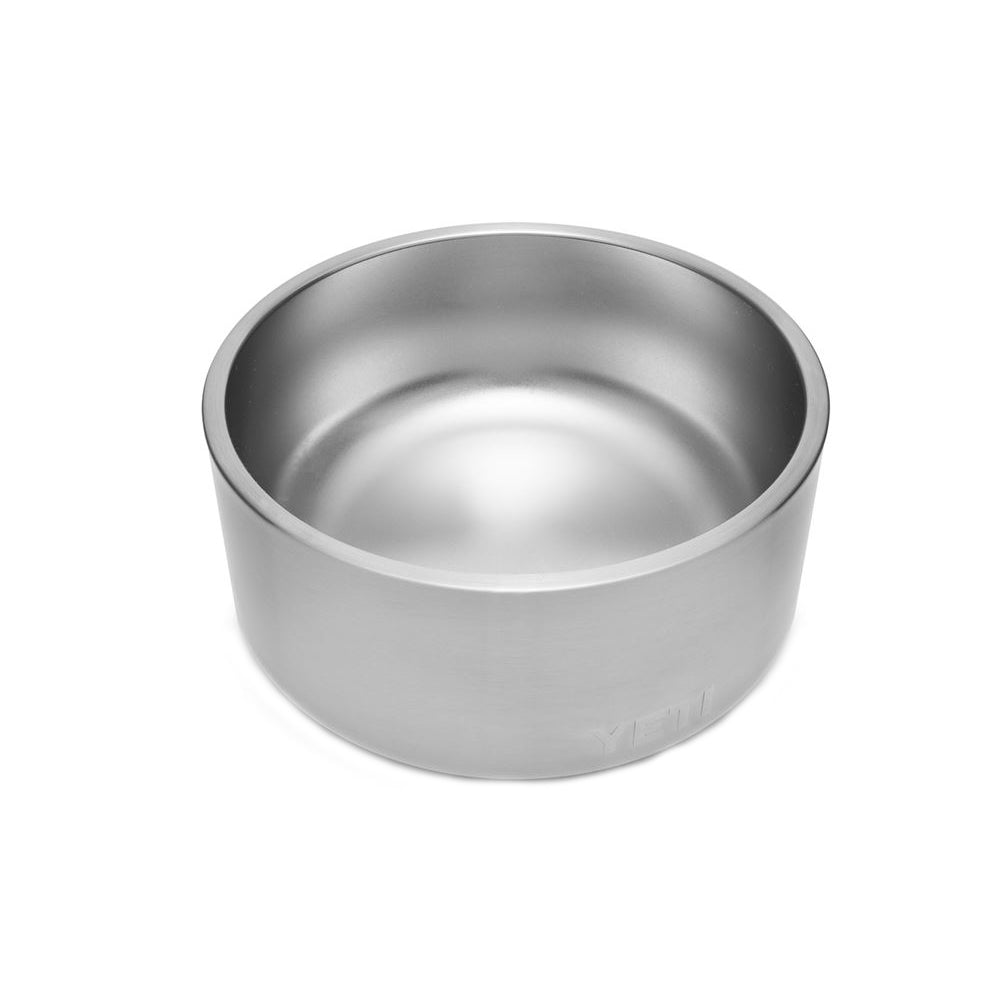 YETI Boomer 21071500000 Dog Bowl, 8 in Dia, 8 Cup Volume, Stainless Steel, Stainless Steel