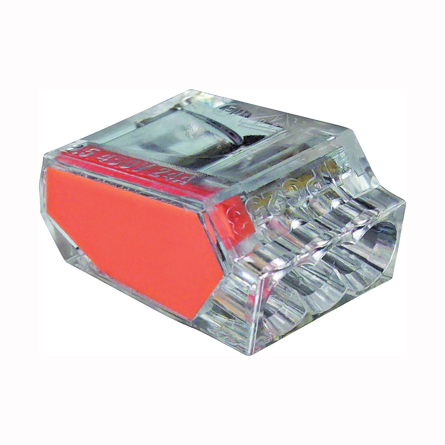 GB PushGard 10-PC3 Wire Connector, 12 to 22 AWG Wire, Copper Contact, Polycarbonate Housing Material, Orange