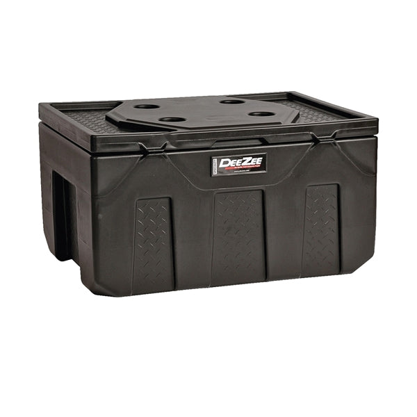 DEE ZEE DZ6537P Storage Chest, 10.4 cu-ft, 39 in L, 27 in W, 17 in H, Poly, Black