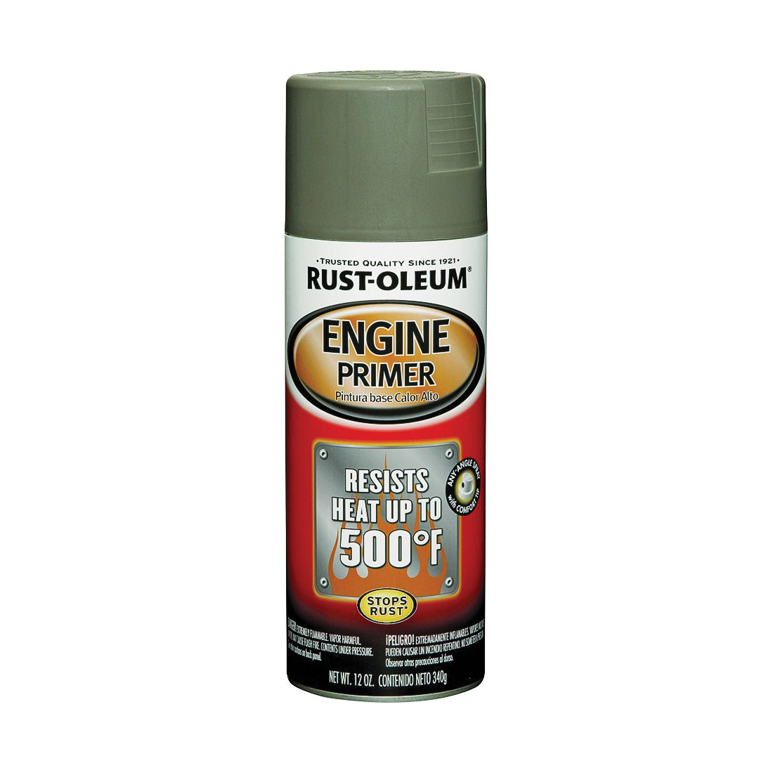 RUST-OLEUM AUTOMOTIVE 249410 Engine Primer Spray Paint, Gray, 12 oz, Aerosol Can