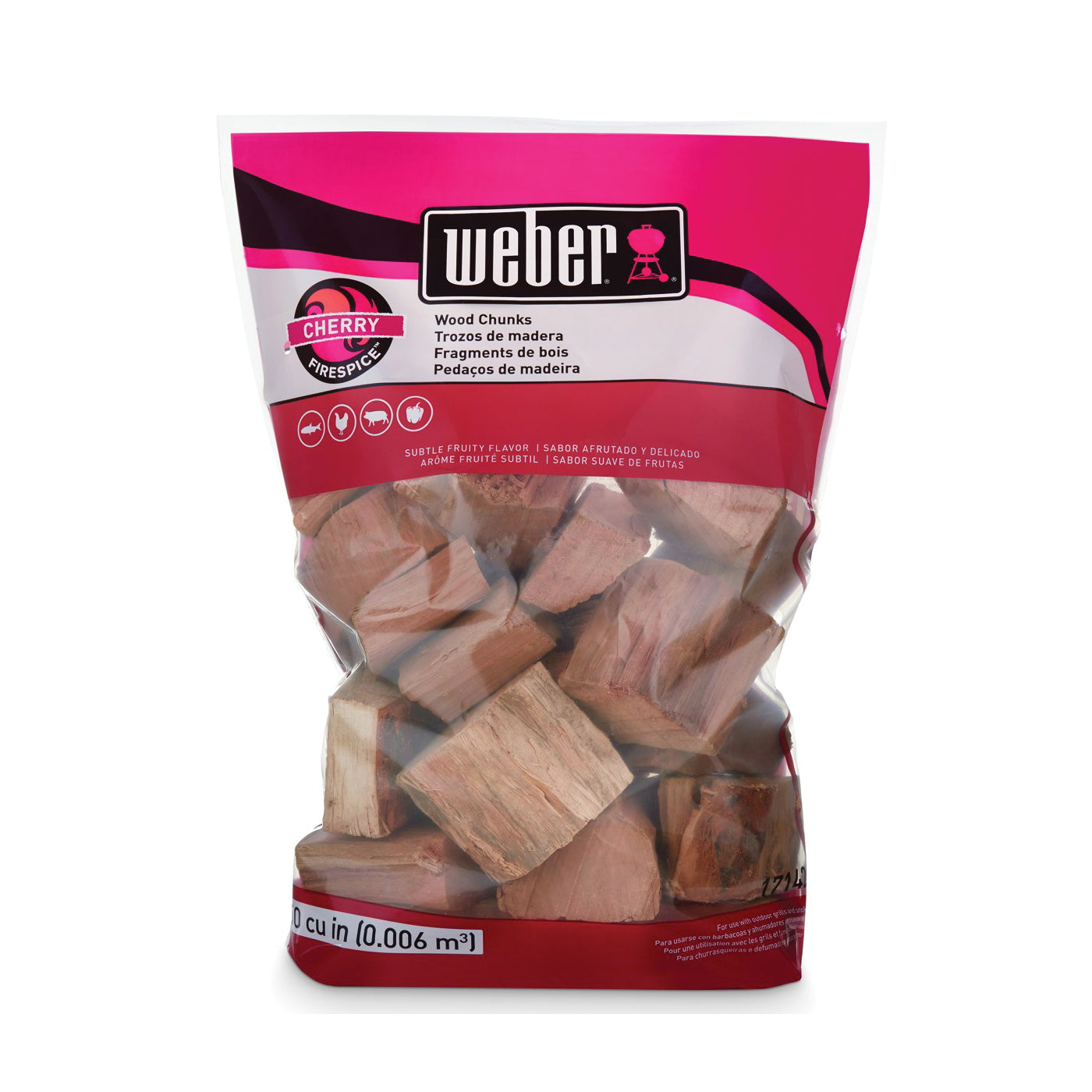 Weber 17142 Chunk, Wood, 350 cu-in Bag