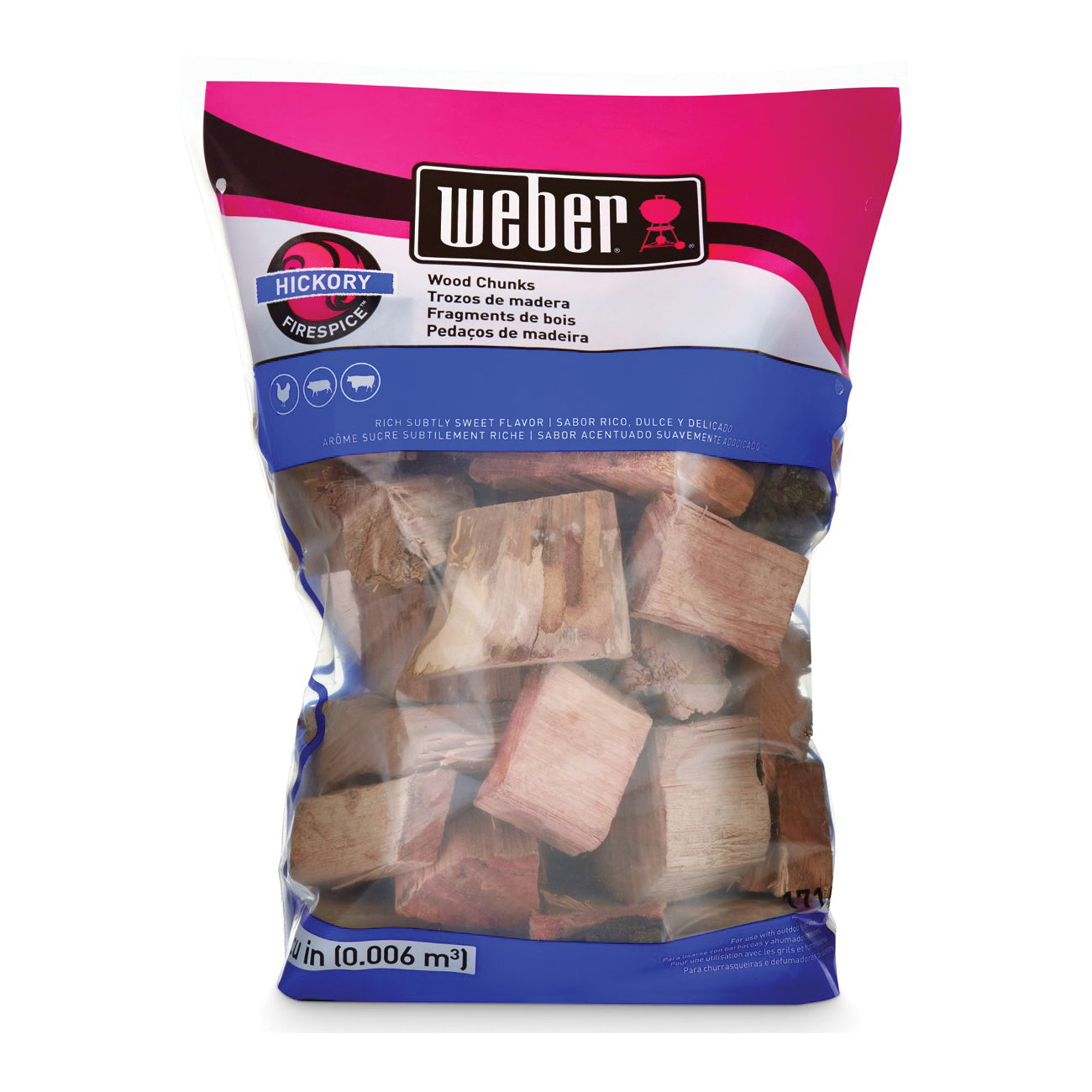 Weber 17148 Chunk, Wood, 350 cu-in Bag