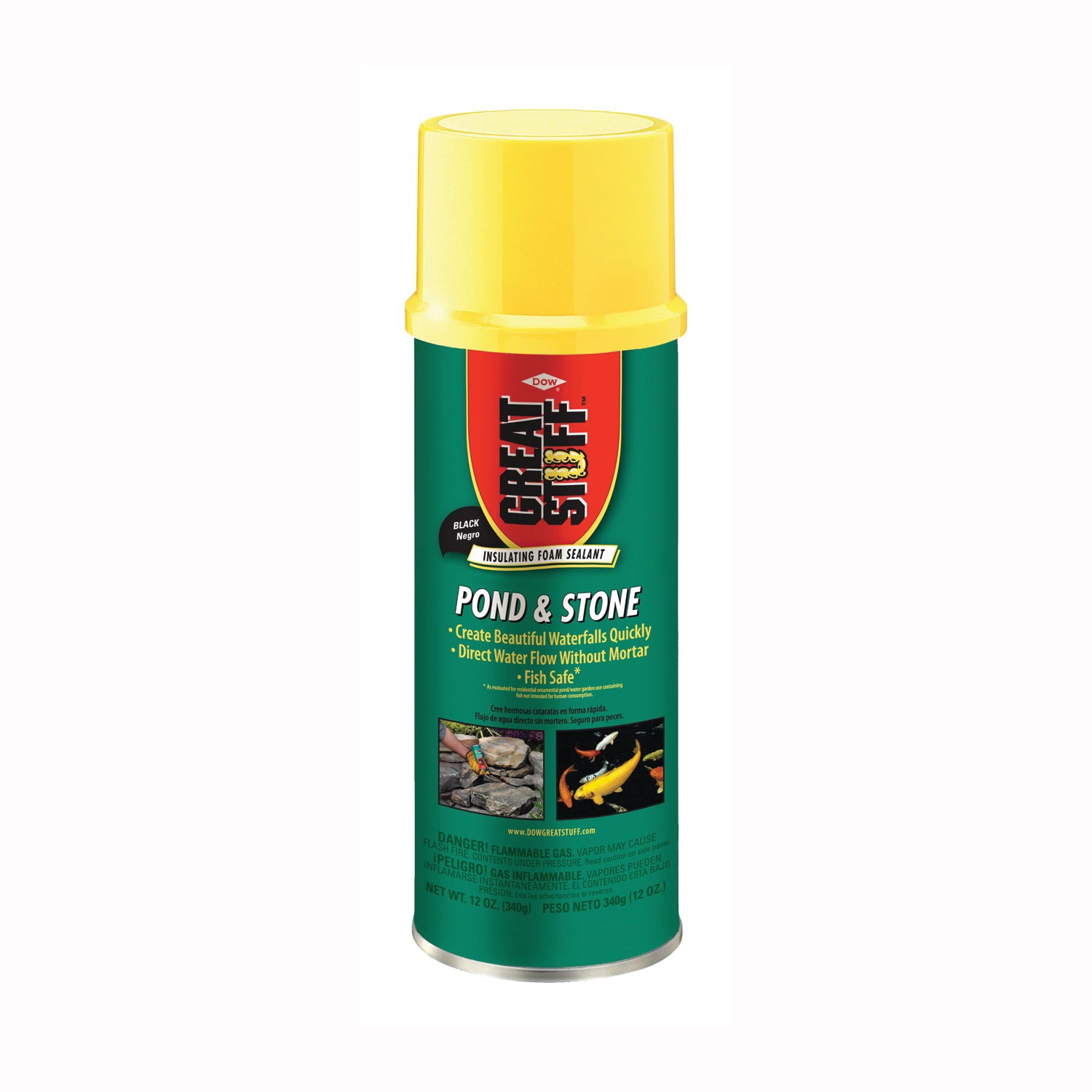 Dow 283064 Foam Sealant, Black, 12 oz Aerosol Can