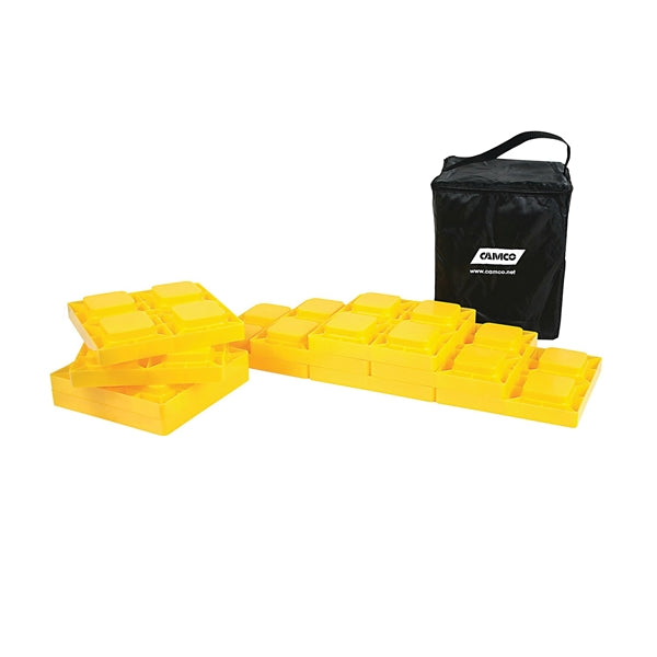 CAMCO 44505 Leveling Block, Plastic, Yellow