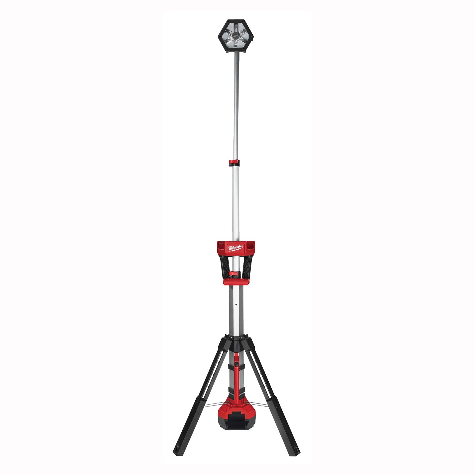 Milwaukee ROCKET 2130-20 Tower Light, 18 V, LED Lamp, 2000 Lumens Lumens, Black/Red/Silver