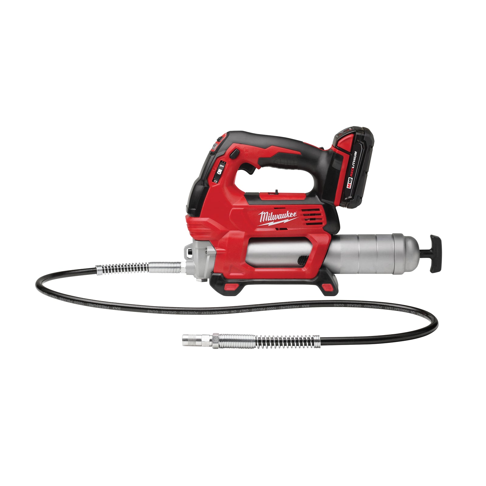Milwaukee M18 2646-21CT Grease Gun Kit, 10000 psi Pressure