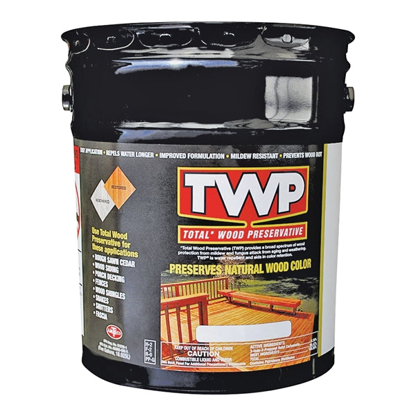 TWP 100 Series TWP-101-5 Wood Preservative, Cedartone, Liquid, 5 gal, Can