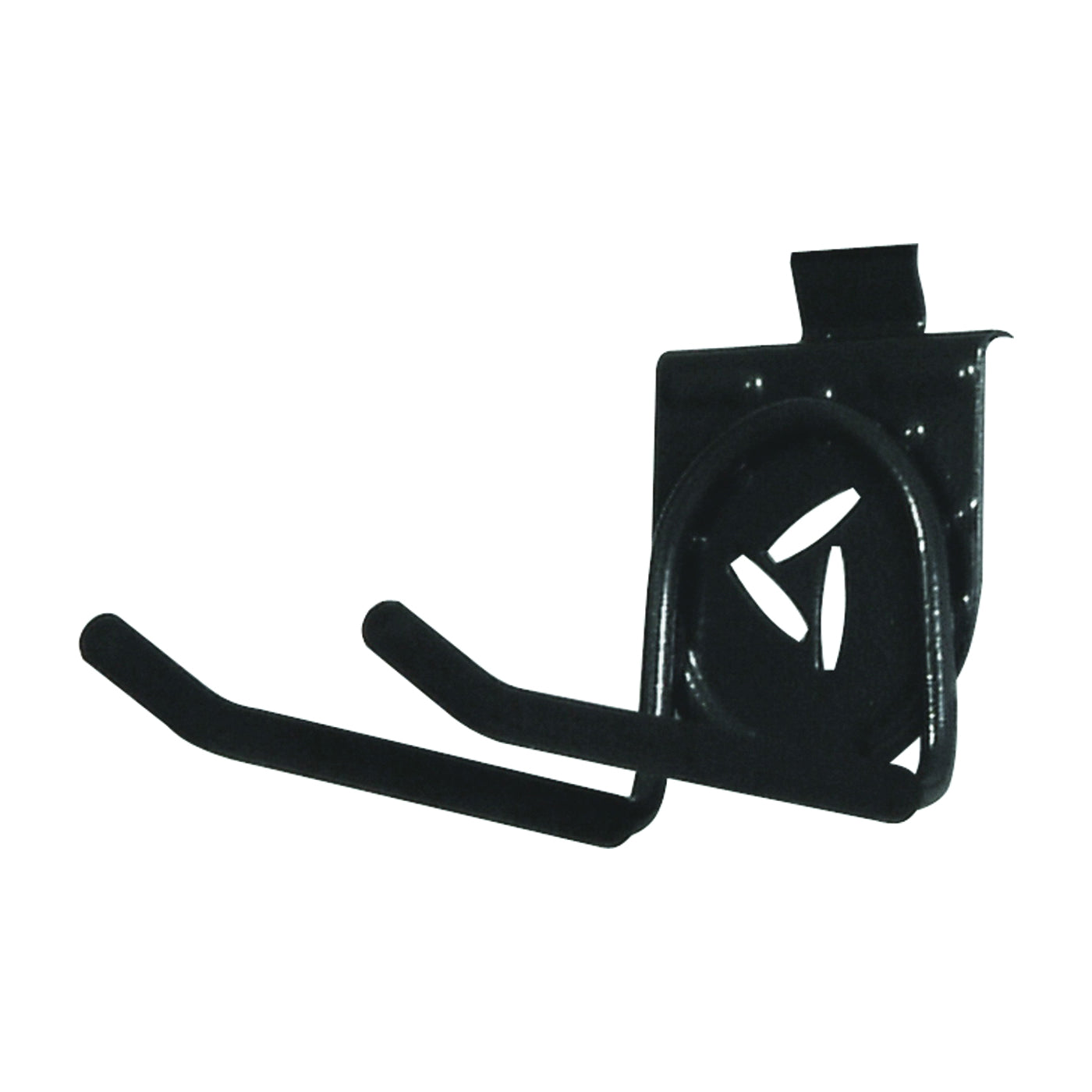 GLADIATOR GAWUXXTWRH Twin Hook, 25 lb, Steel, Granite, Powder-Coated