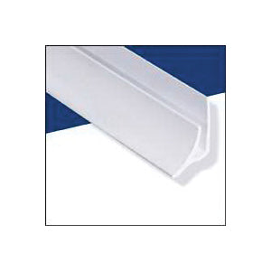 WallTuf 92586 Corner Moulding, 8 ft L, Vinyl, White