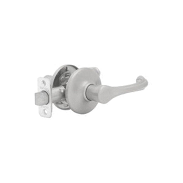 Kwikset 200DNL15RCLRCSBX Passage Lever, Satin Nickel