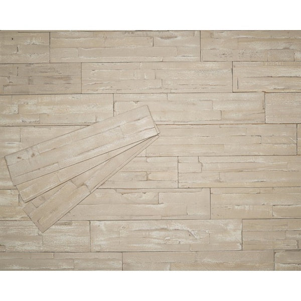 mywoodwall 101011050 Wall Panel, 23-5/8 in L, 4-7/8 in W, Wood, Safari