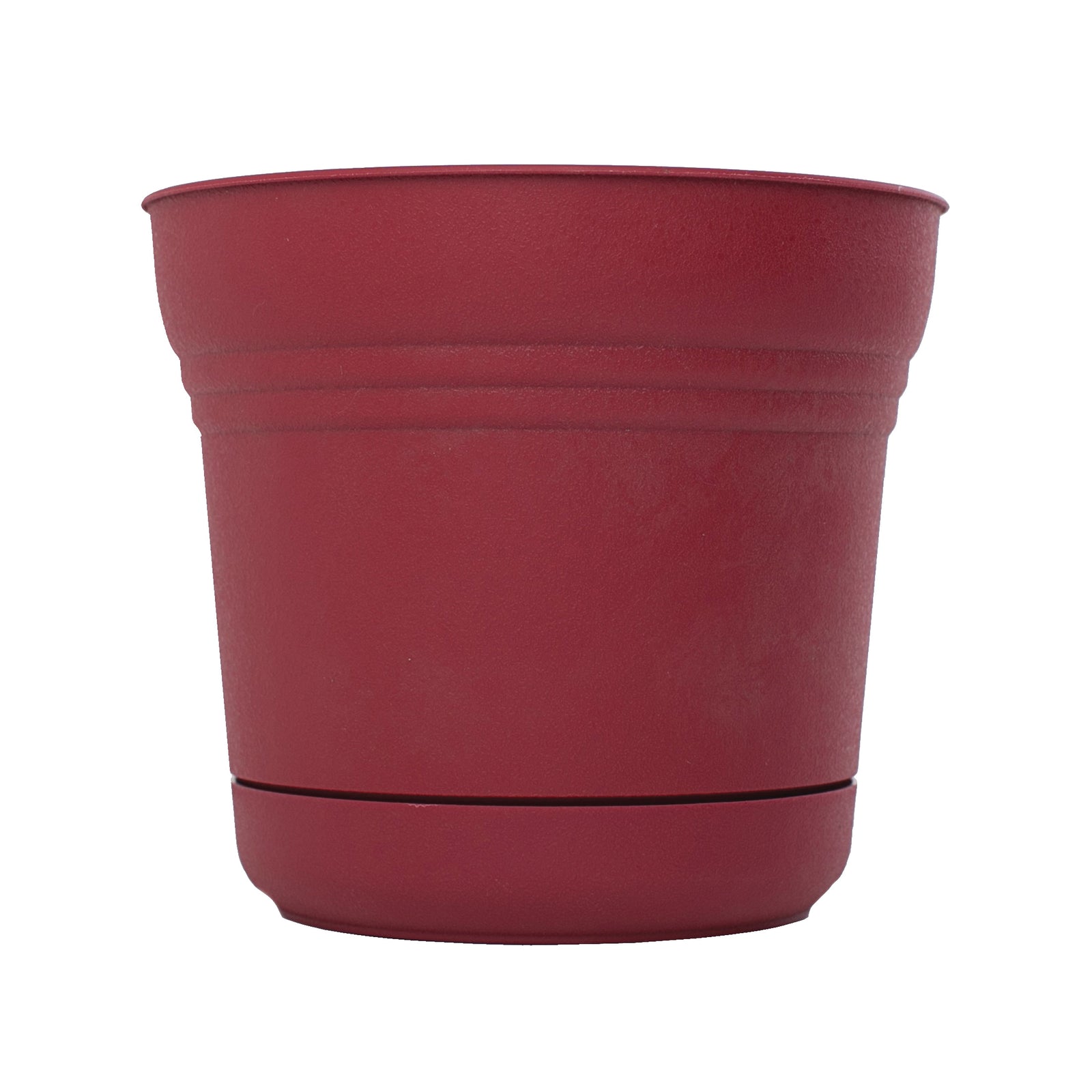 Bloem Saturn SP1012 Planter, 8-1/2 in W, Plastic, Union Red