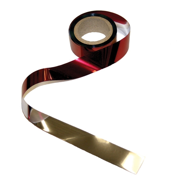 BIRD-B-GONE MMFT-050 Flash Tape, 50 ft L, 1 in W, Mylar Backing, Red/Silver