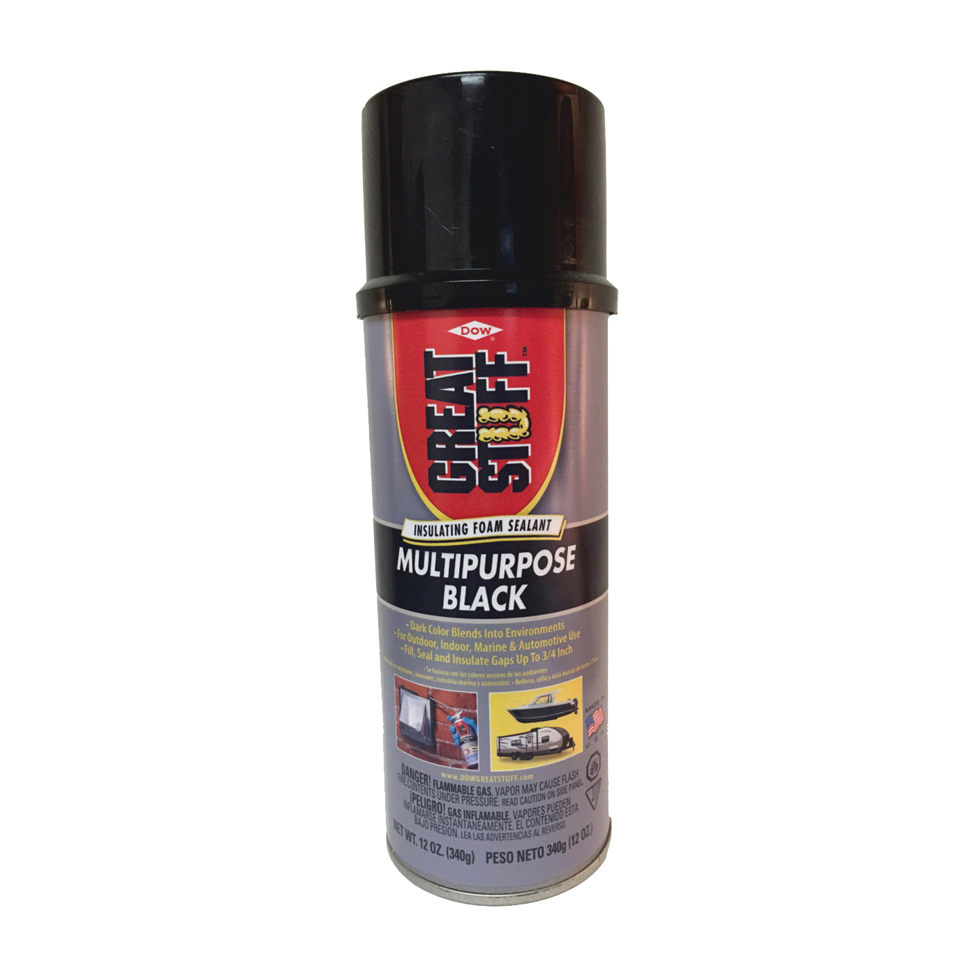 Dow 99054816 Foam Sealant, Black, 12 oz