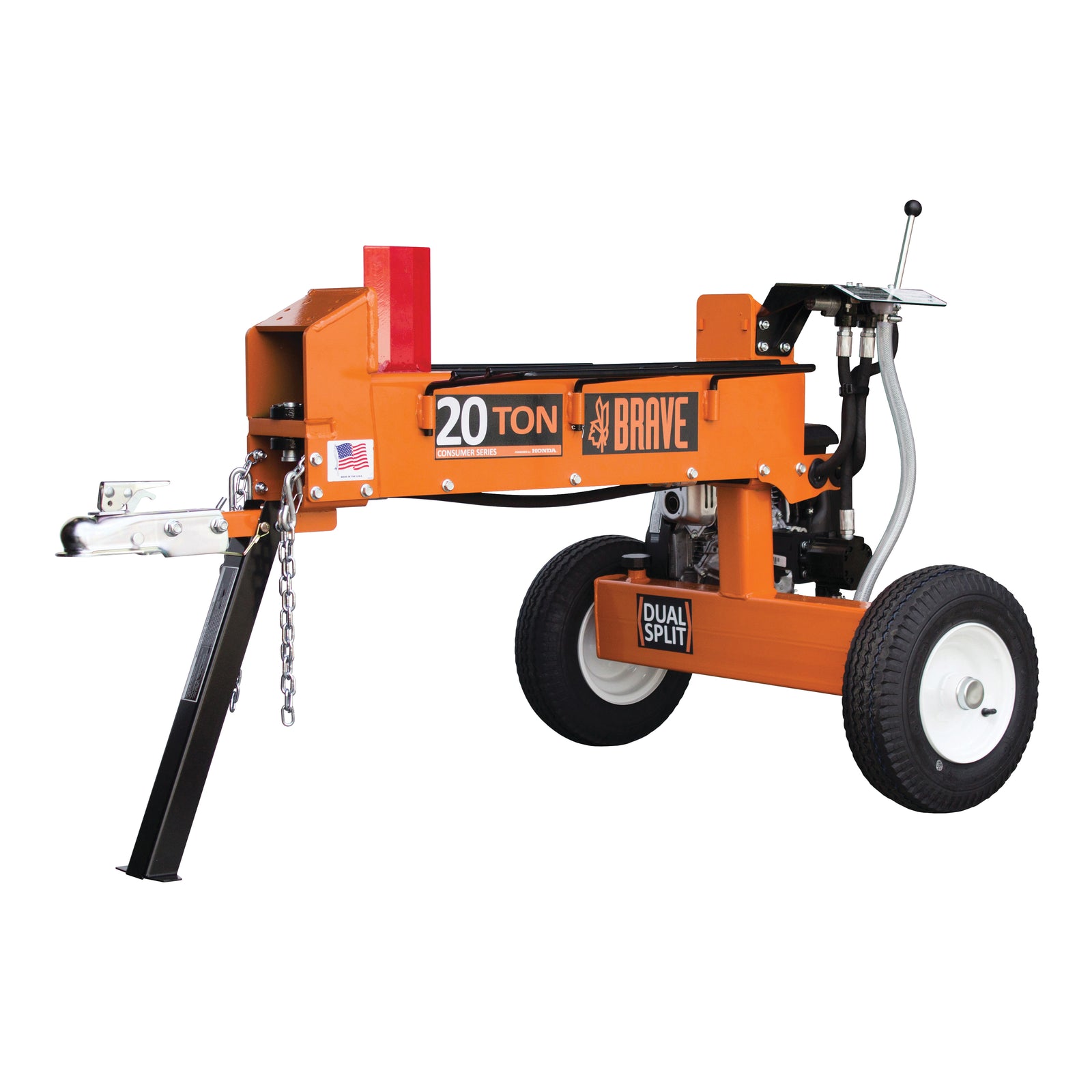 Brave PCLS2013GC Log Splitter, Gasoline
