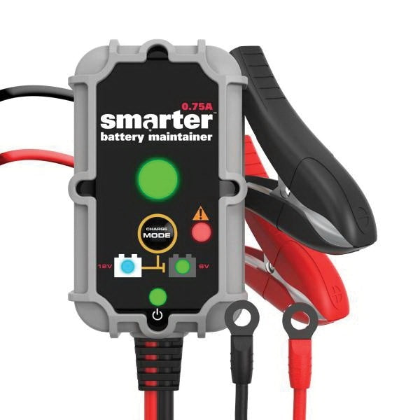 SMARTECH IC-750 Trickle Battery Charger, 0.75 A Charge, Black